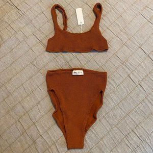 Youswim Aplomb High Waist Two-Piece - Umber